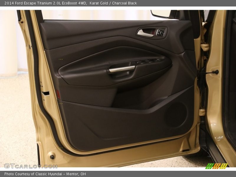 Karat Gold / Charcoal Black 2014 Ford Escape Titanium 2.0L EcoBoost 4WD