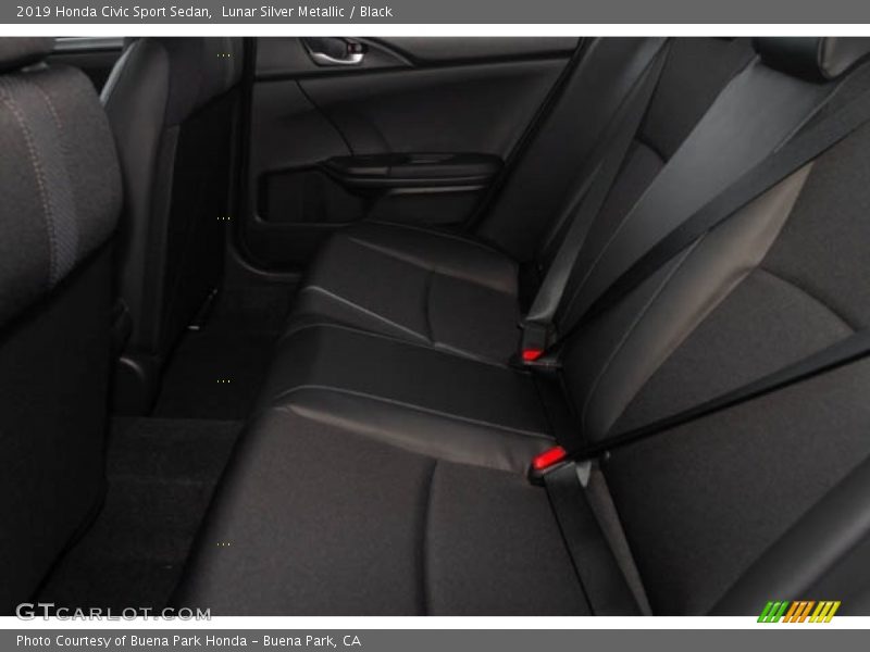 Lunar Silver Metallic / Black 2019 Honda Civic Sport Sedan