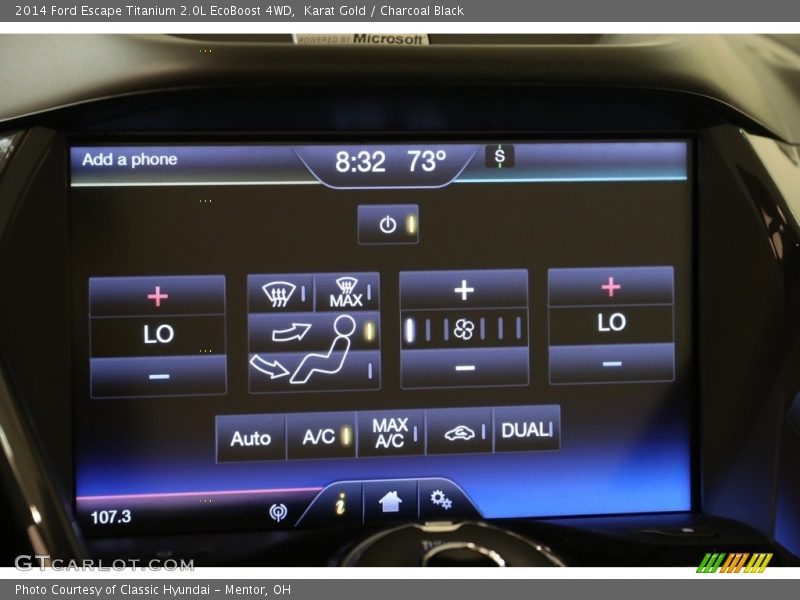 Karat Gold / Charcoal Black 2014 Ford Escape Titanium 2.0L EcoBoost 4WD