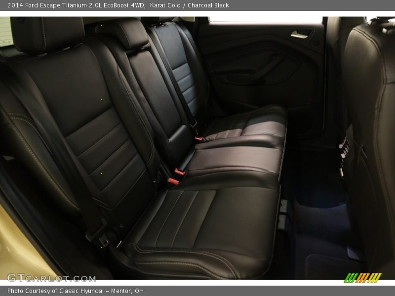 Karat Gold / Charcoal Black 2014 Ford Escape Titanium 2.0L EcoBoost 4WD