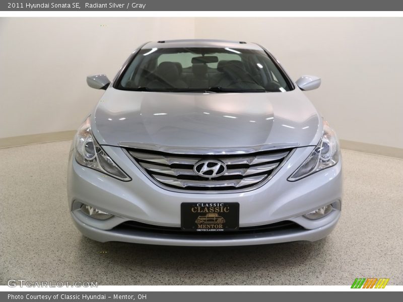 Radiant Silver / Gray 2011 Hyundai Sonata SE