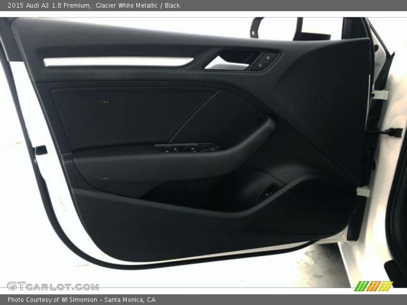 Glacier White Metallic / Black 2015 Audi A3 1.8 Premium