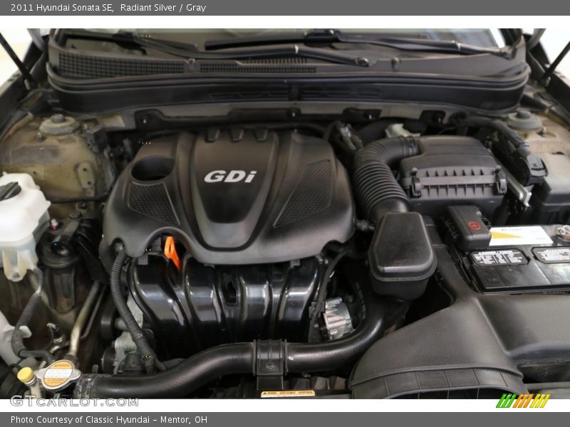 Radiant Silver / Gray 2011 Hyundai Sonata SE