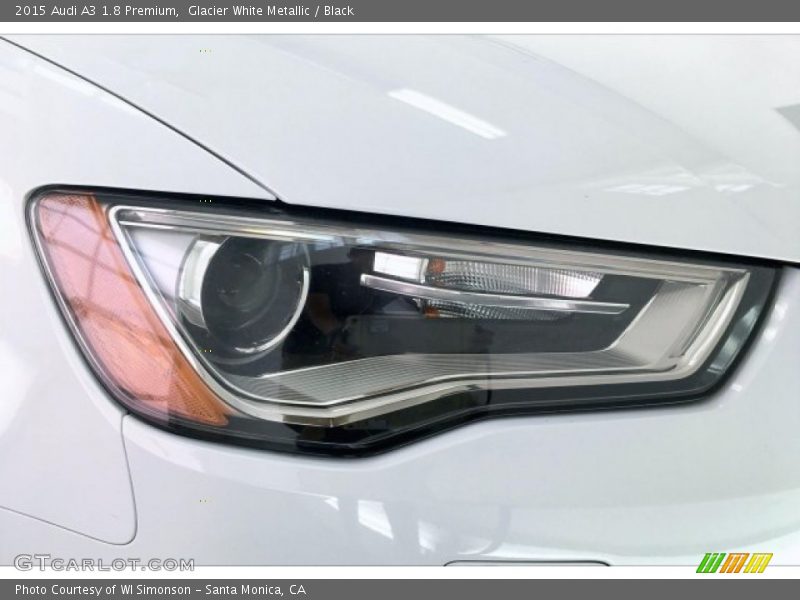 Glacier White Metallic / Black 2015 Audi A3 1.8 Premium