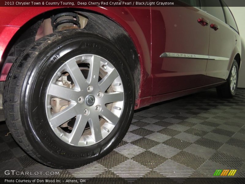 Deep Cherry Red Crystal Pearl / Black/Light Graystone 2013 Chrysler Town & Country Touring