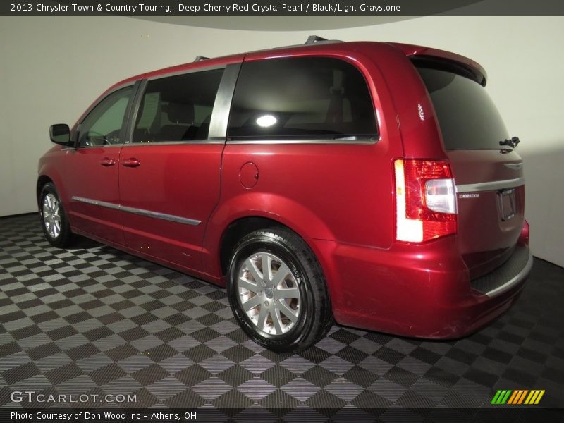 Deep Cherry Red Crystal Pearl / Black/Light Graystone 2013 Chrysler Town & Country Touring