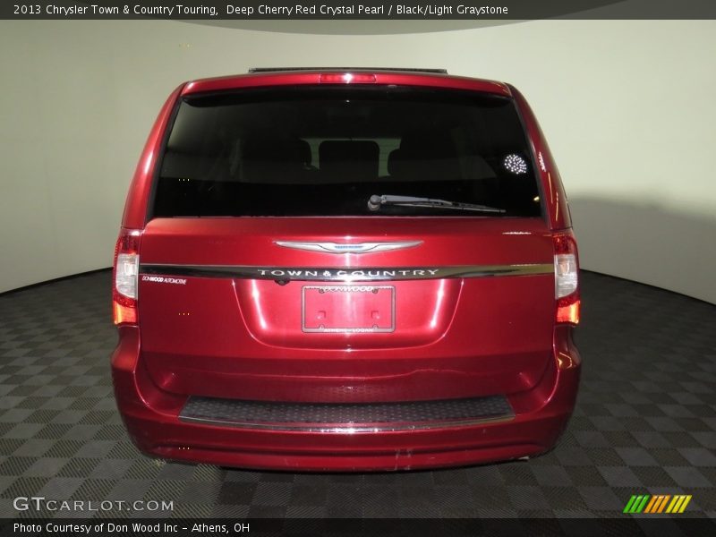 Deep Cherry Red Crystal Pearl / Black/Light Graystone 2013 Chrysler Town & Country Touring