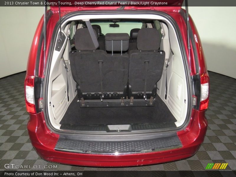 Deep Cherry Red Crystal Pearl / Black/Light Graystone 2013 Chrysler Town & Country Touring
