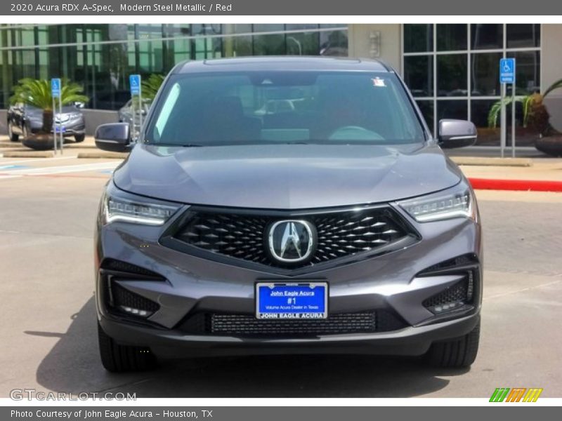 Modern Steel Metallic / Red 2020 Acura RDX A-Spec