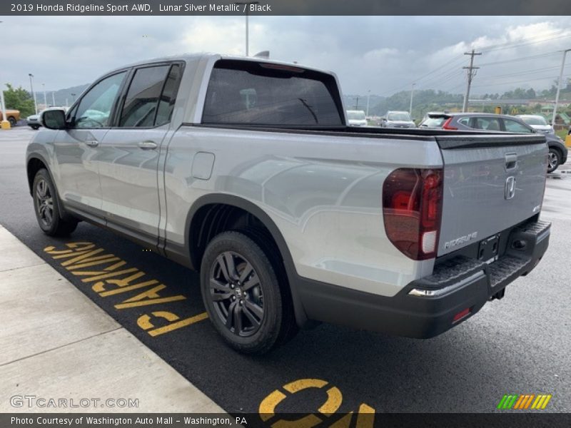 Lunar Silver Metallic / Black 2019 Honda Ridgeline Sport AWD