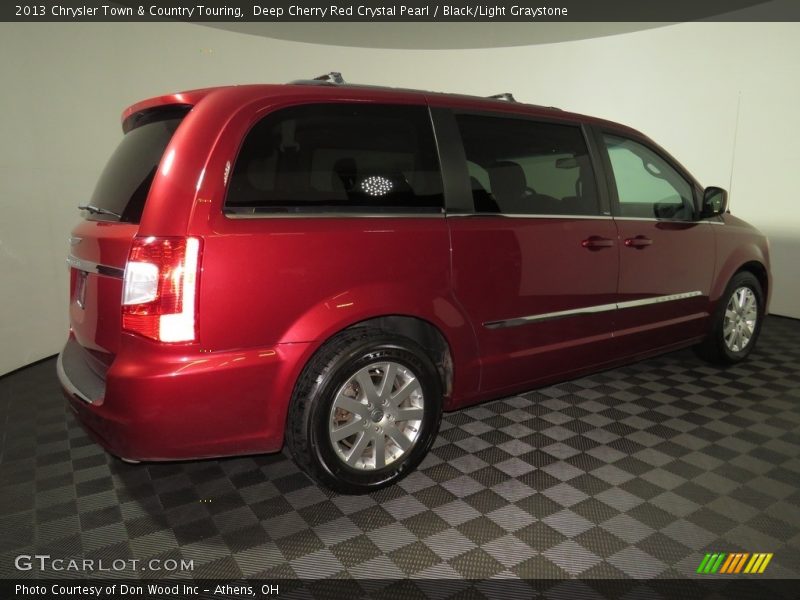 Deep Cherry Red Crystal Pearl / Black/Light Graystone 2013 Chrysler Town & Country Touring