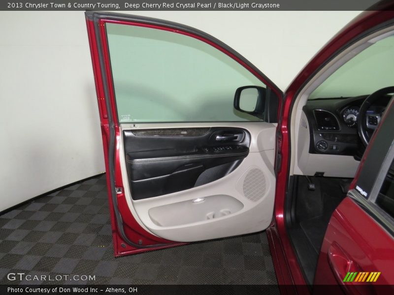 Deep Cherry Red Crystal Pearl / Black/Light Graystone 2013 Chrysler Town & Country Touring