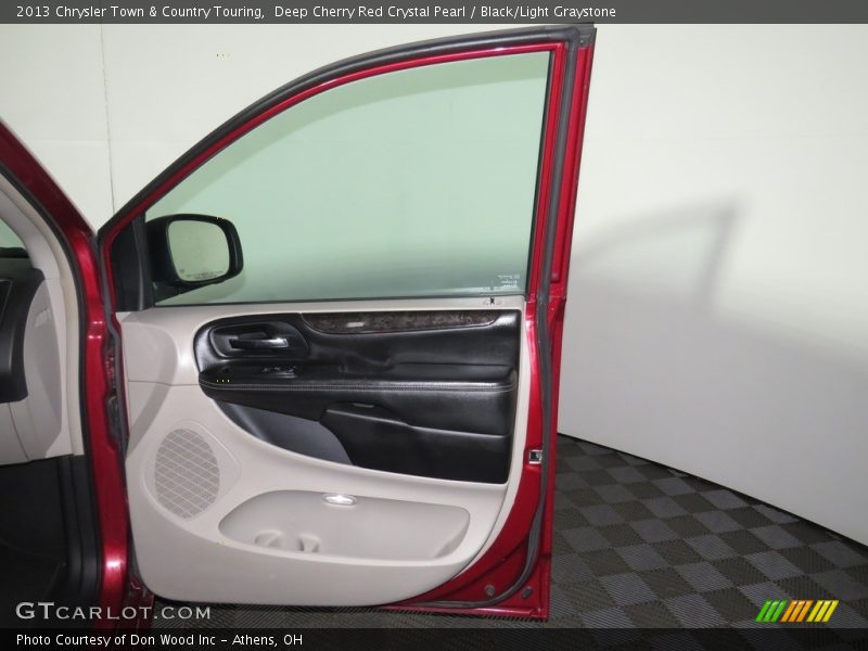 Deep Cherry Red Crystal Pearl / Black/Light Graystone 2013 Chrysler Town & Country Touring