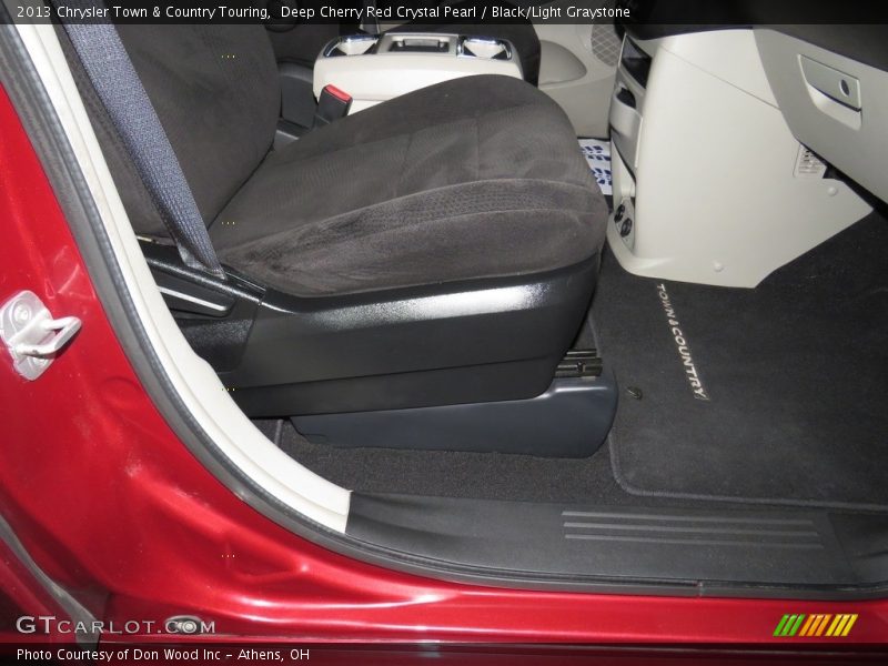 Deep Cherry Red Crystal Pearl / Black/Light Graystone 2013 Chrysler Town & Country Touring