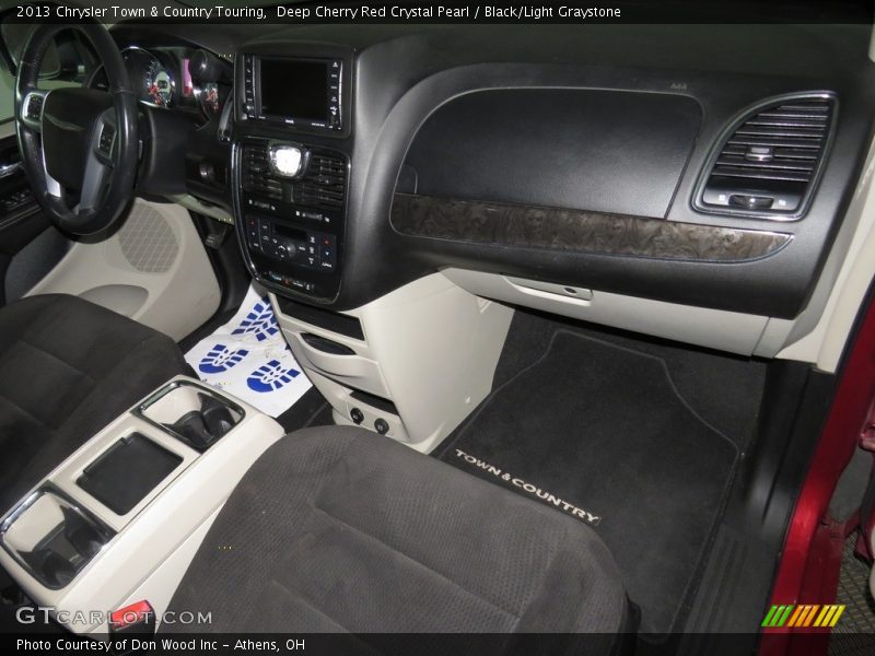 Deep Cherry Red Crystal Pearl / Black/Light Graystone 2013 Chrysler Town & Country Touring