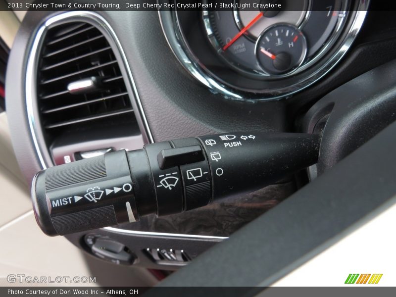 Deep Cherry Red Crystal Pearl / Black/Light Graystone 2013 Chrysler Town & Country Touring