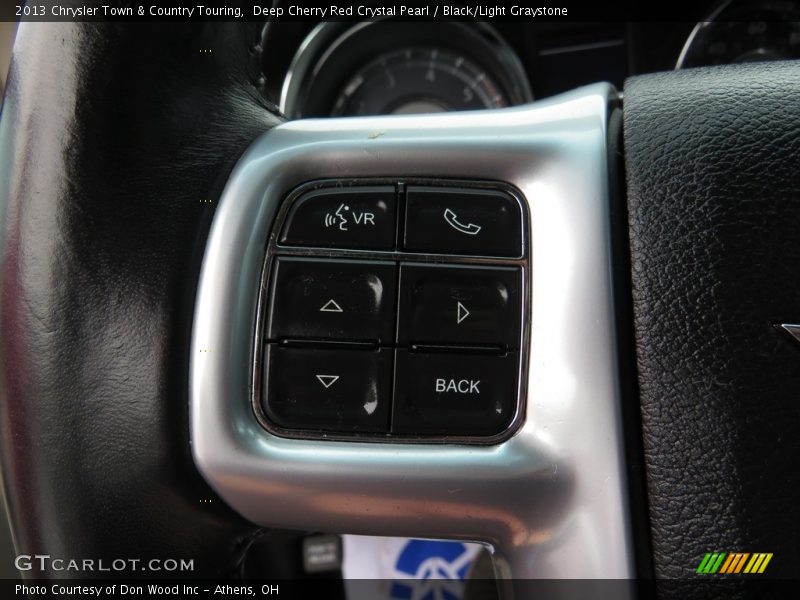 Deep Cherry Red Crystal Pearl / Black/Light Graystone 2013 Chrysler Town & Country Touring