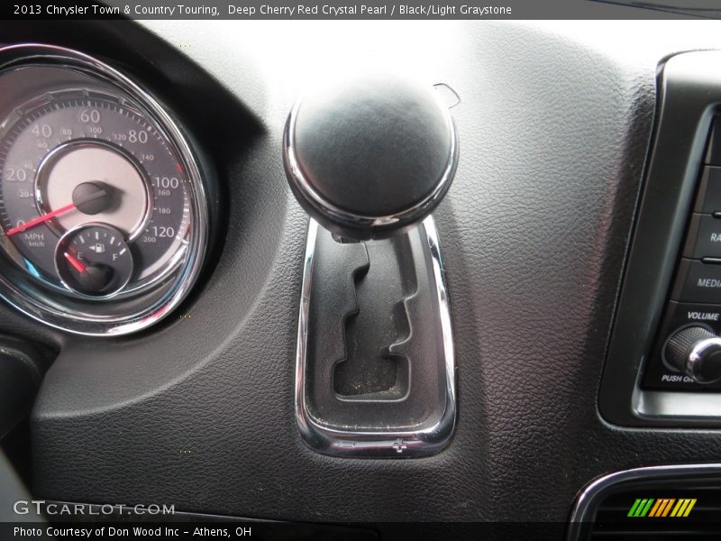 Deep Cherry Red Crystal Pearl / Black/Light Graystone 2013 Chrysler Town & Country Touring