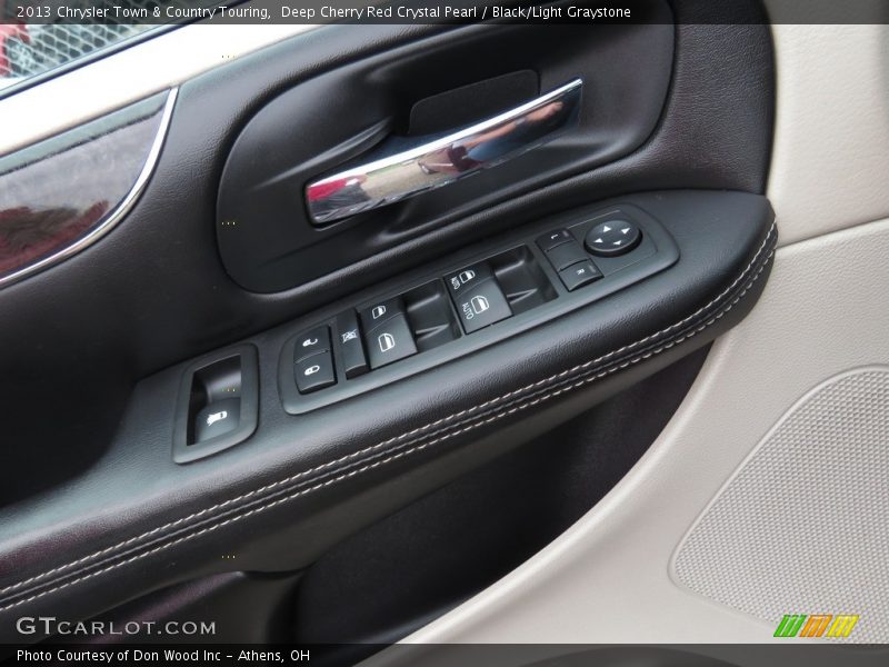 Deep Cherry Red Crystal Pearl / Black/Light Graystone 2013 Chrysler Town & Country Touring