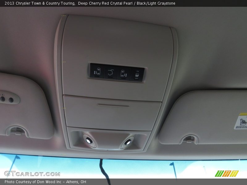 Deep Cherry Red Crystal Pearl / Black/Light Graystone 2013 Chrysler Town & Country Touring