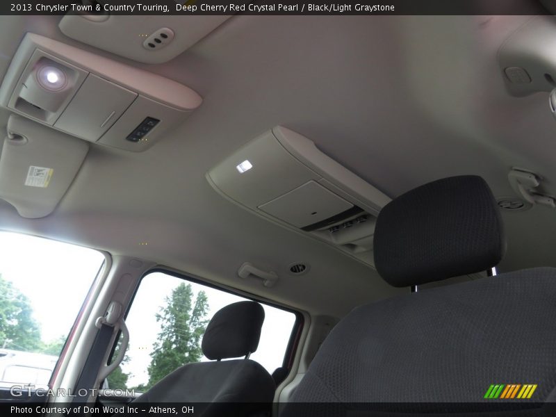 Deep Cherry Red Crystal Pearl / Black/Light Graystone 2013 Chrysler Town & Country Touring