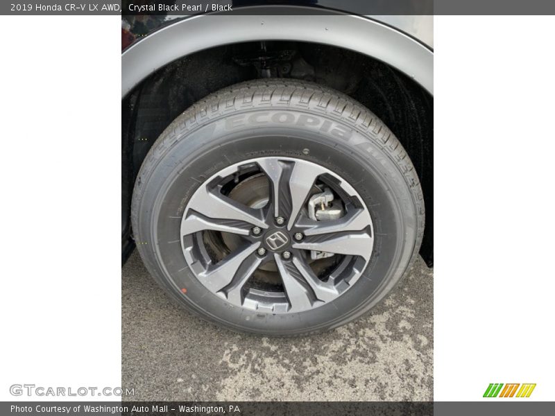 Crystal Black Pearl / Black 2019 Honda CR-V LX AWD