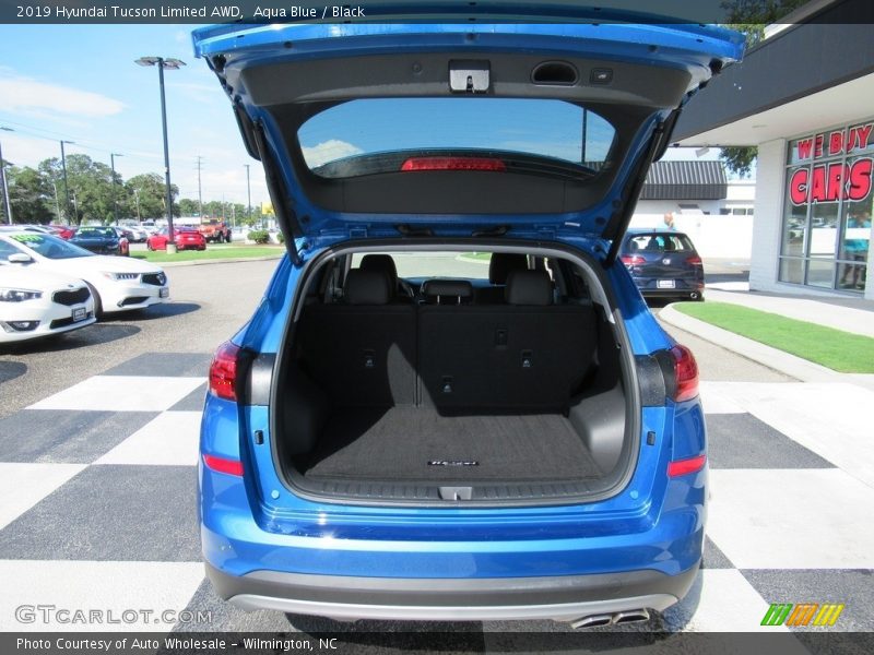 Aqua Blue / Black 2019 Hyundai Tucson Limited AWD