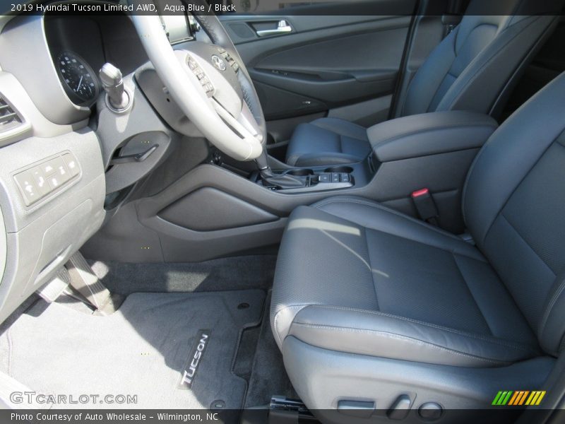 Aqua Blue / Black 2019 Hyundai Tucson Limited AWD
