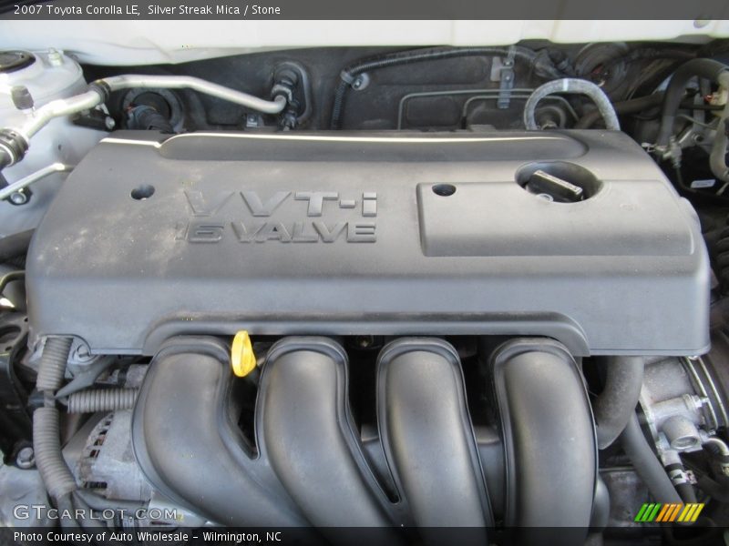 Silver Streak Mica / Stone 2007 Toyota Corolla LE