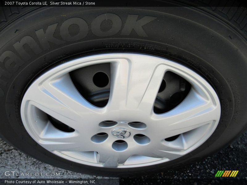 Silver Streak Mica / Stone 2007 Toyota Corolla LE