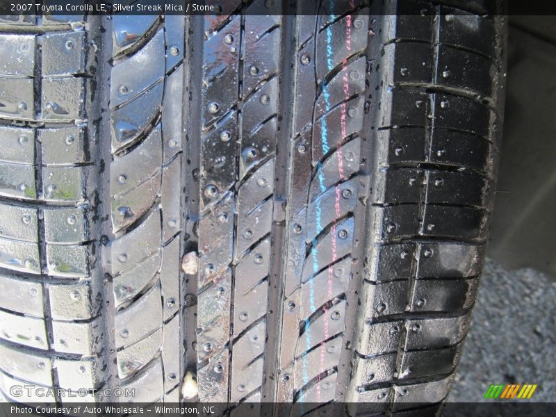 Silver Streak Mica / Stone 2007 Toyota Corolla LE