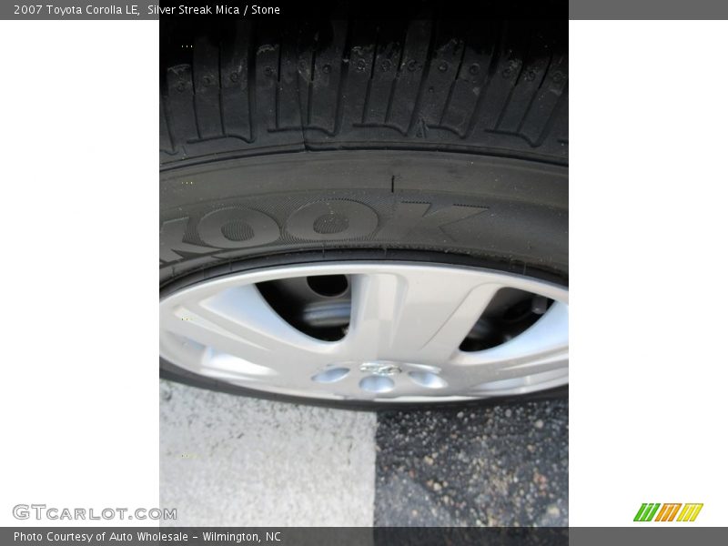 Silver Streak Mica / Stone 2007 Toyota Corolla LE