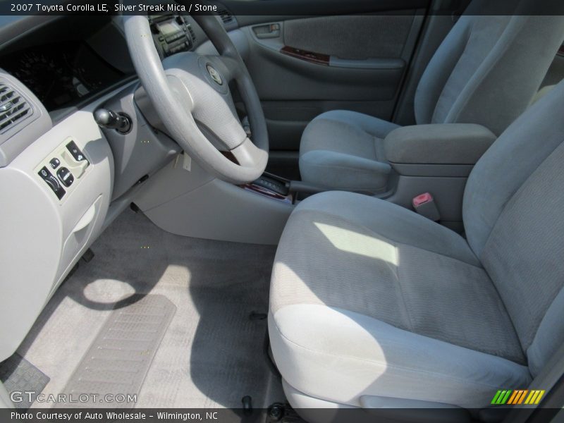 Silver Streak Mica / Stone 2007 Toyota Corolla LE