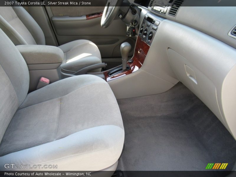 Silver Streak Mica / Stone 2007 Toyota Corolla LE