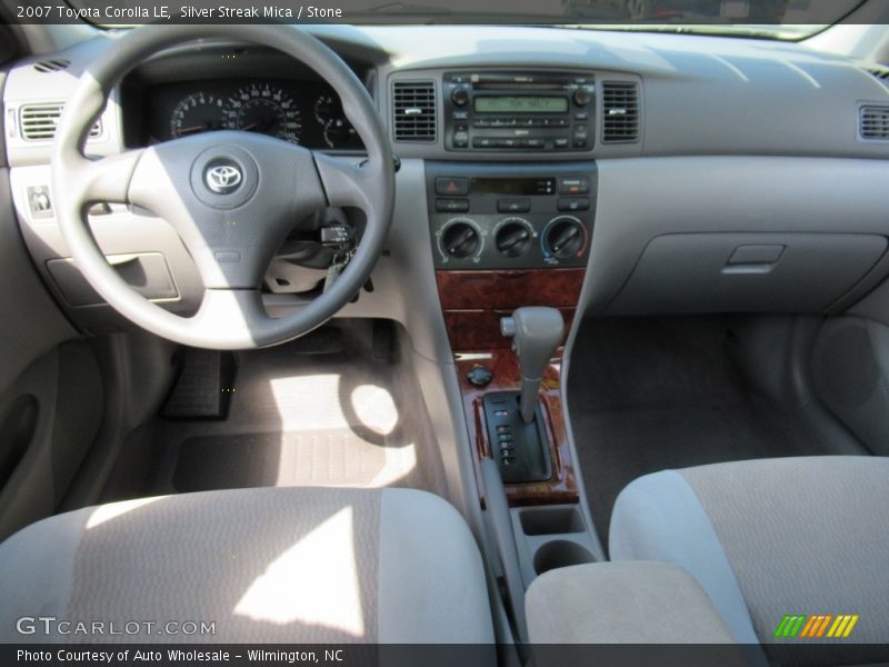 Silver Streak Mica / Stone 2007 Toyota Corolla LE