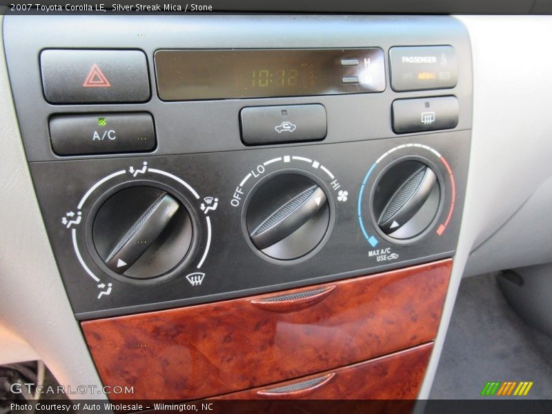Silver Streak Mica / Stone 2007 Toyota Corolla LE