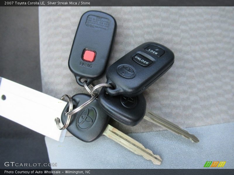 Silver Streak Mica / Stone 2007 Toyota Corolla LE