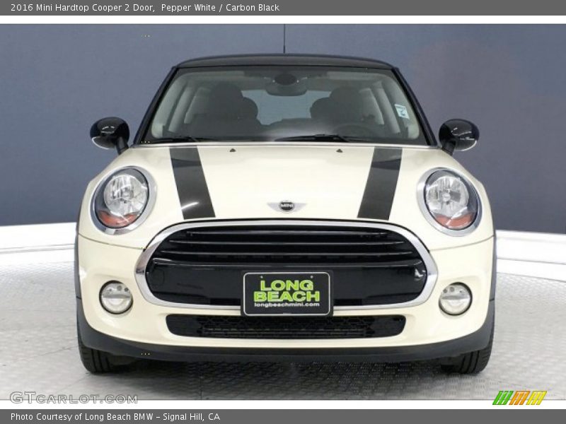 Pepper White / Carbon Black 2016 Mini Hardtop Cooper 2 Door
