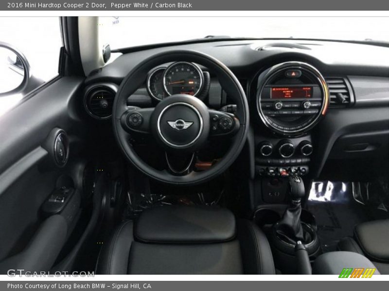 Pepper White / Carbon Black 2016 Mini Hardtop Cooper 2 Door