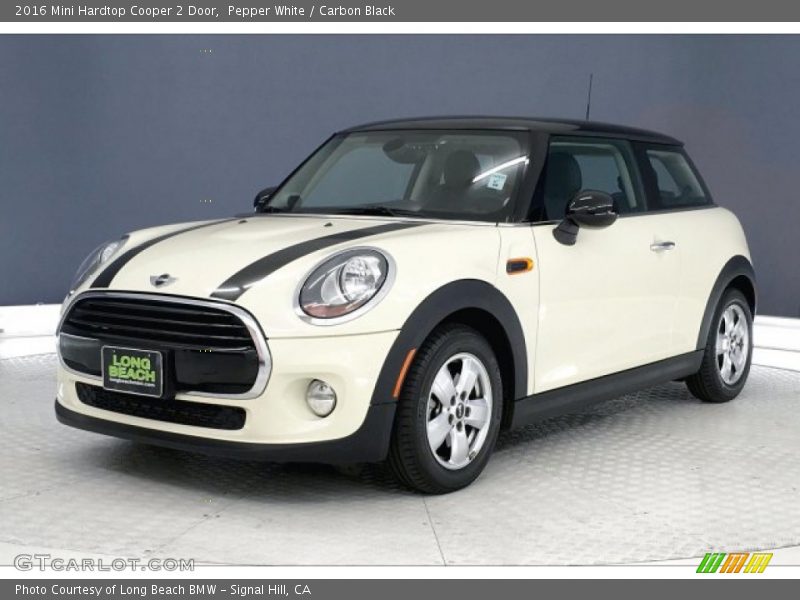 Pepper White / Carbon Black 2016 Mini Hardtop Cooper 2 Door