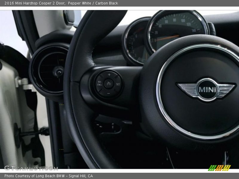 Pepper White / Carbon Black 2016 Mini Hardtop Cooper 2 Door