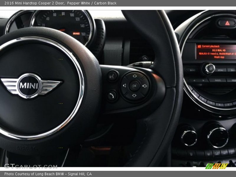 Pepper White / Carbon Black 2016 Mini Hardtop Cooper 2 Door