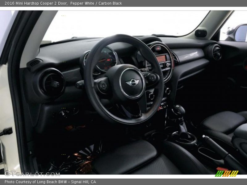 Pepper White / Carbon Black 2016 Mini Hardtop Cooper 2 Door