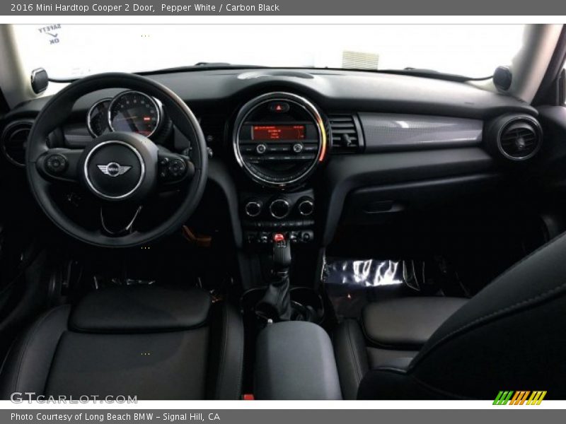 Pepper White / Carbon Black 2016 Mini Hardtop Cooper 2 Door