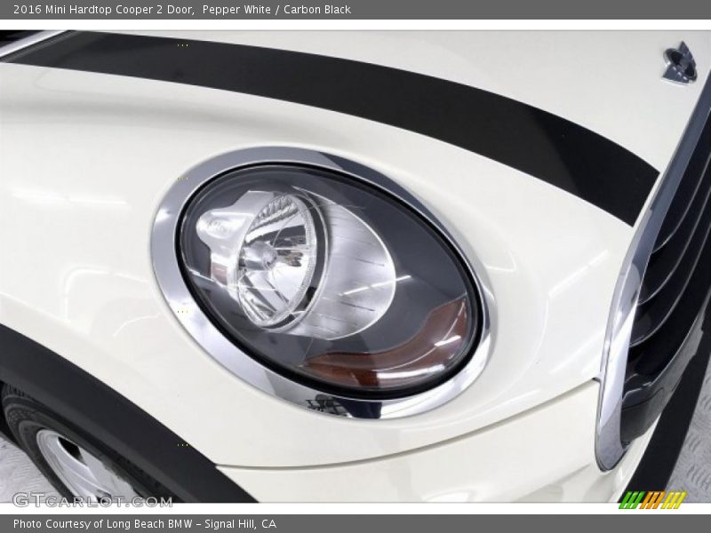 Pepper White / Carbon Black 2016 Mini Hardtop Cooper 2 Door