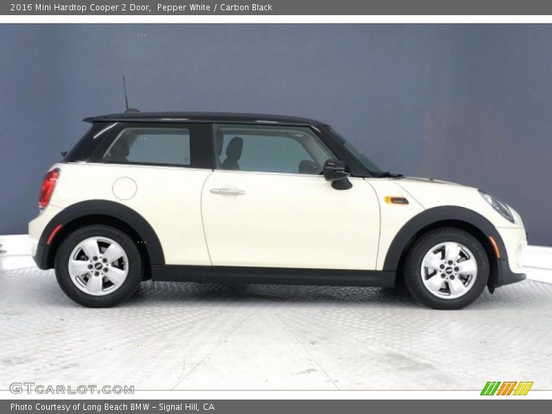 Pepper White / Carbon Black 2016 Mini Hardtop Cooper 2 Door