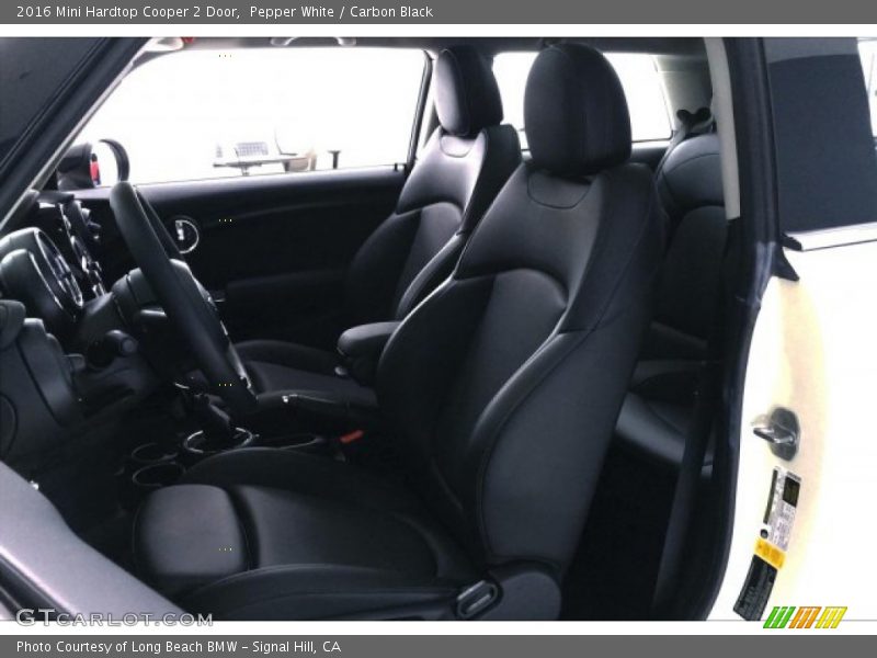 Pepper White / Carbon Black 2016 Mini Hardtop Cooper 2 Door