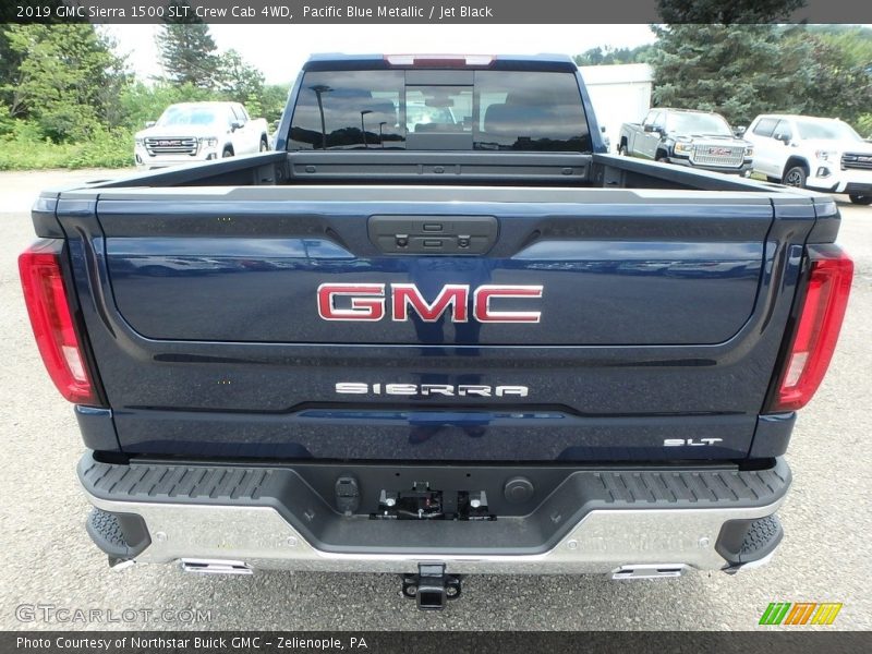 Pacific Blue Metallic / Jet Black 2019 GMC Sierra 1500 SLT Crew Cab 4WD