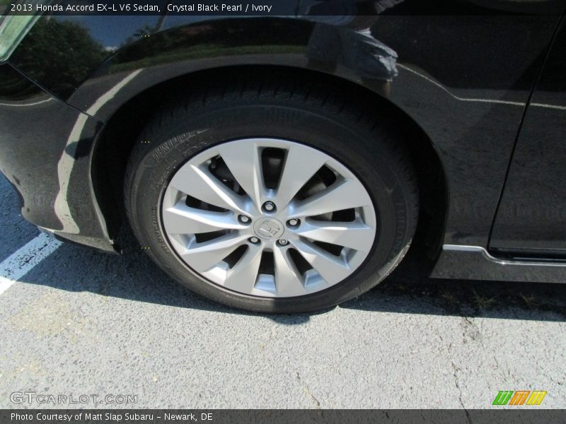 Crystal Black Pearl / Ivory 2013 Honda Accord EX-L V6 Sedan