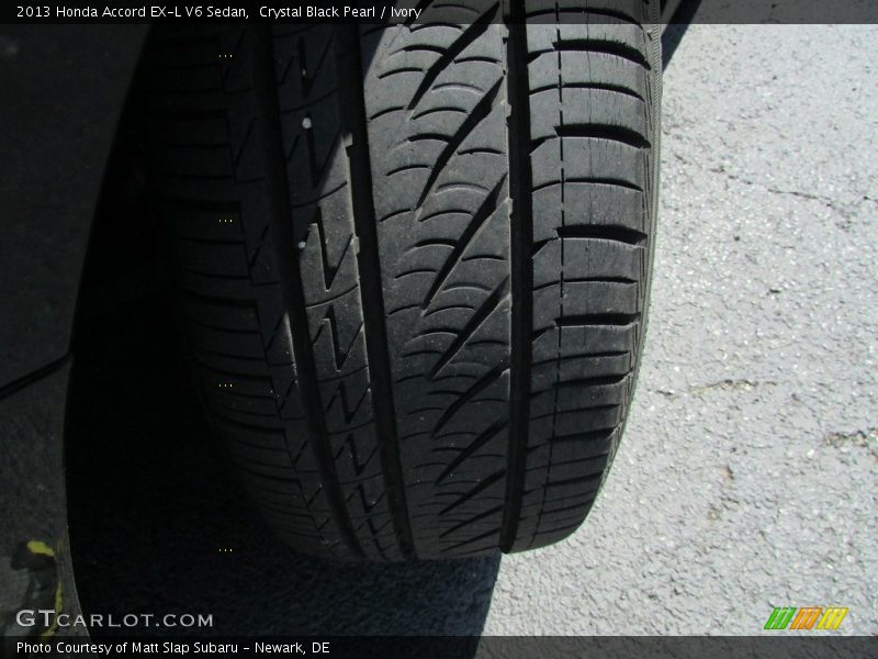 Crystal Black Pearl / Ivory 2013 Honda Accord EX-L V6 Sedan